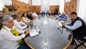 La CGT en Casa Rosada