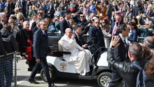El Papa Francisco visitó Venecia, su primer viaje en 7 meses luego de sus problemas de salud.