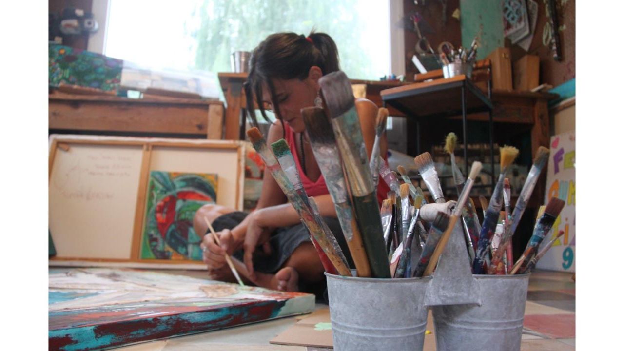 Romina Graziani: Una artista que pinta con el alma | Foto:CEDOC