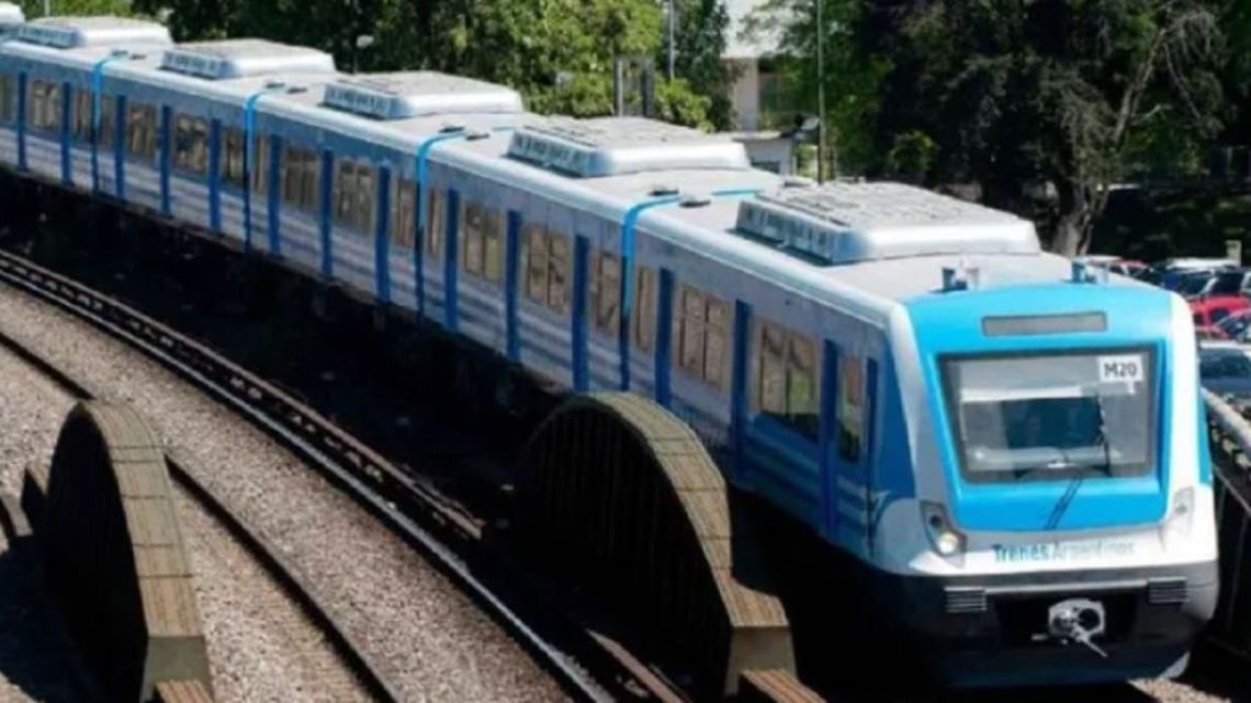 Trains in Buenos Aires.