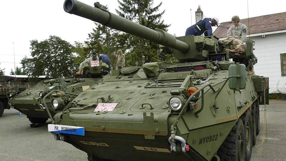 What are the M116 Stricker armored vehicles that Argentina wants to buy from the US like?