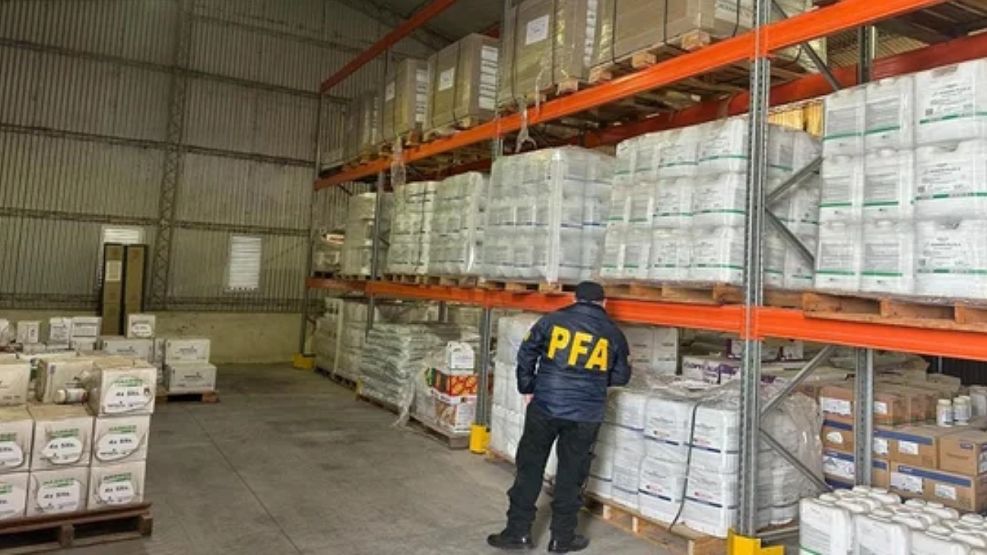 Secuestro de agroquímicos en Entre Ríos