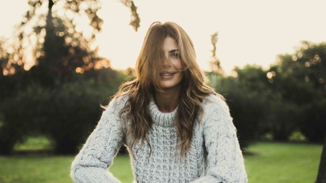 Juliana Awada debutó como modelo para su propia marca de indumentaria ...