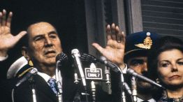 Perón el 1 de mayo de 1974