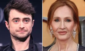 Daniel Radcliffe y J.K.Rowling