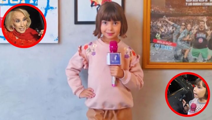Juliet Czupiak, la nena de 7 años que se hizo viral por entrevistar a Mirtha Legrand: "Quiero ser igual que vos"