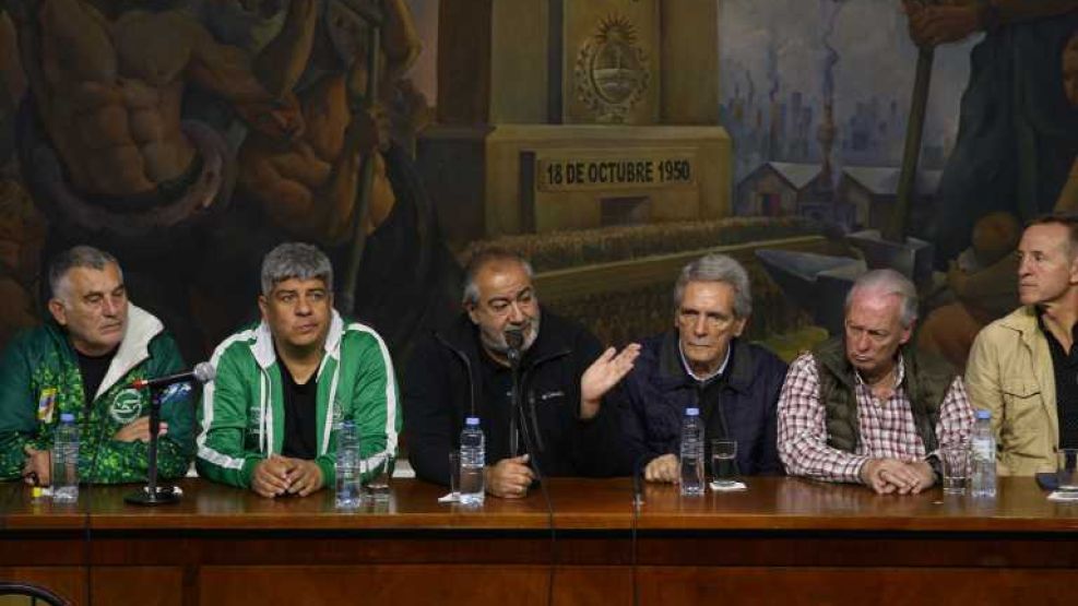 Conferencia de prensa de la CGT