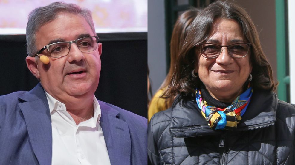 Raúl Jalil, y Lucía Corpacci