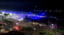 20240504 El público esperando el show de Madonna en Brasil