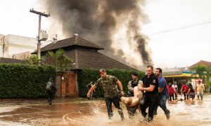 20240504 Las inundaciones provocadas por las intensas lluvias que azotaron el sur de Brasil dejaron al menos 57 muertos y 67 desaparecidos
