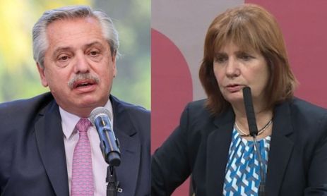 Alberto Fernández y Patricia Bullrich.