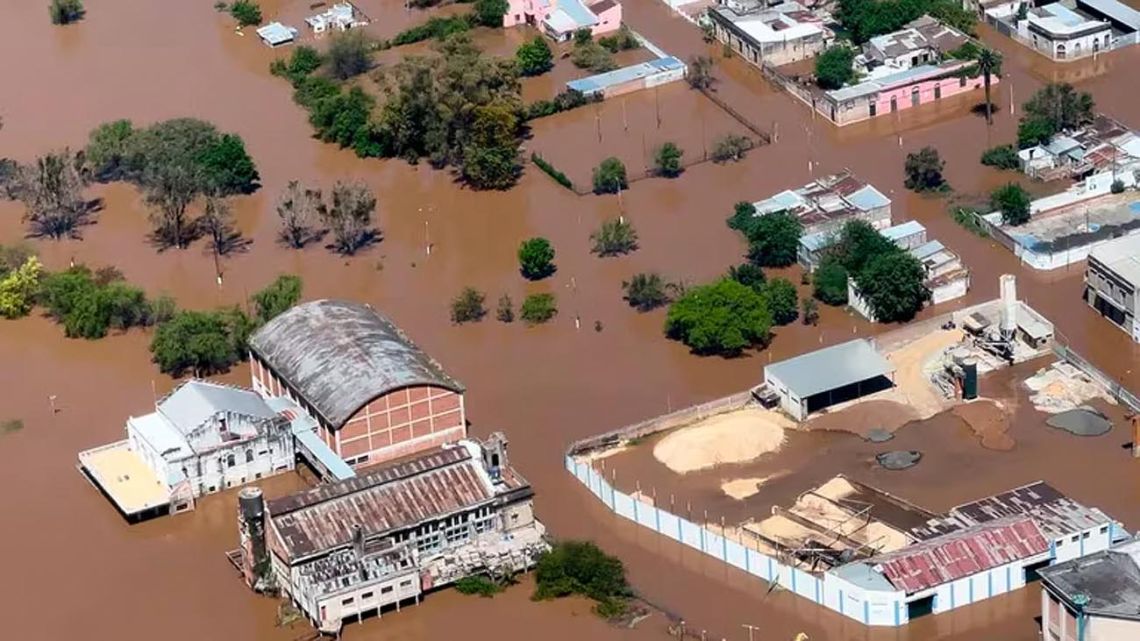 Concordia, víctima de la crecida del Río Uruguay y de la inundación del ...