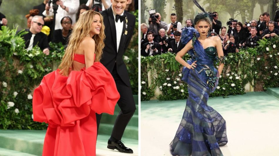 Shakira y Zendaya en la Met Gala 