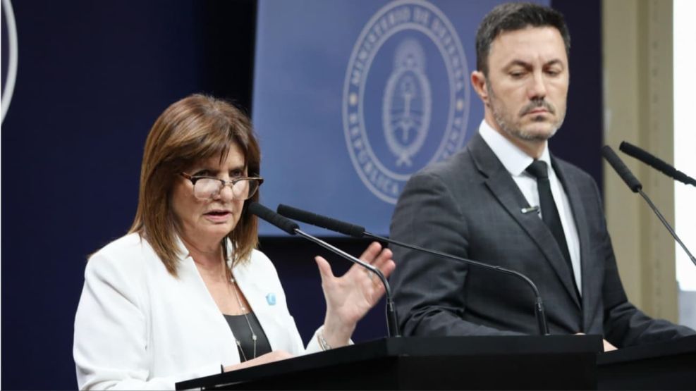 Patricia Bullrich y Luis Petri g_20240507