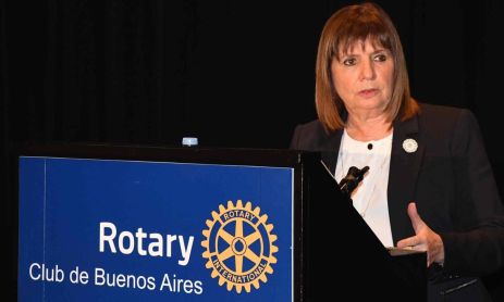 Patricia Bullrich en el Rotary Club