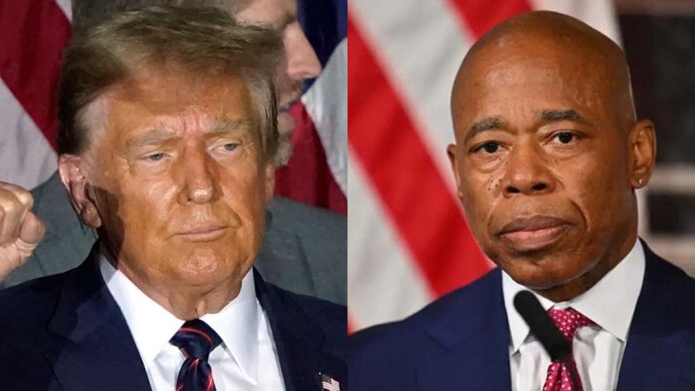 Donald Trump y Eric Adams