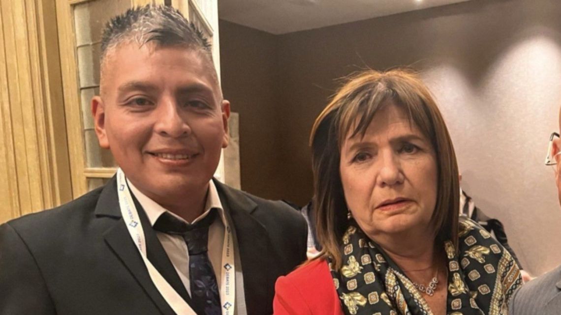 Luis Chocobar and Patricia Bullrich.