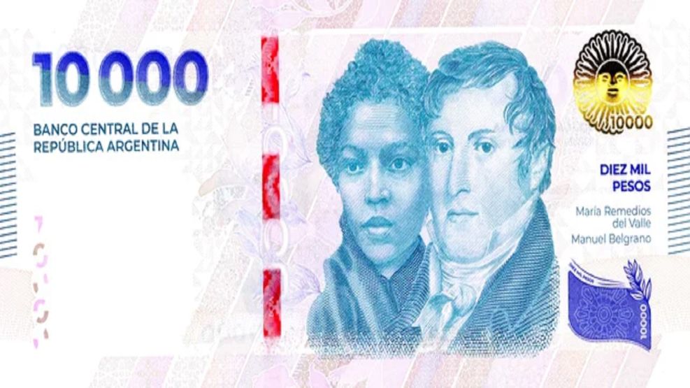 Billete $10.000