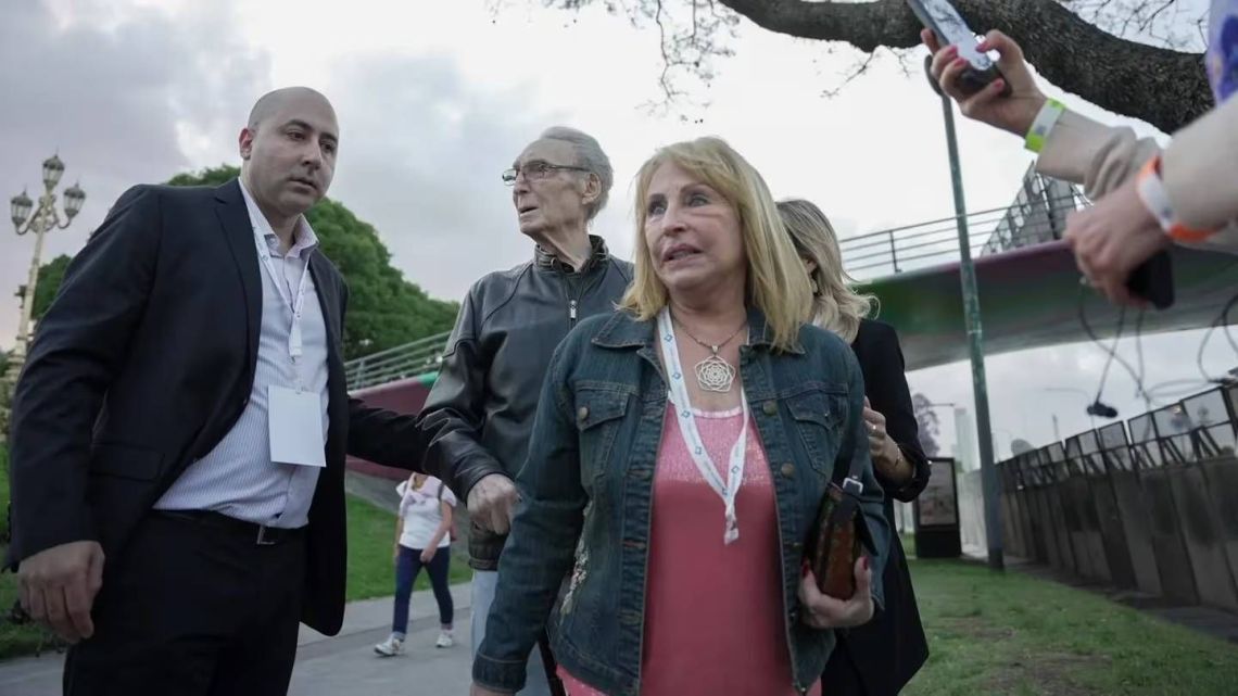 Norberto Milei and Alicia Luján Lucich.