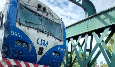 Choque y descarrilamiento del tren San Martín en Palermo