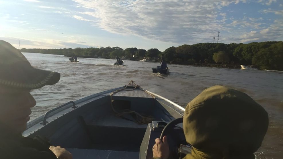 Enfrentamiento entre pescadores y Prefectura en Corrientes 20240510