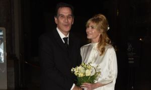Así fue el espectacular look de Karina Rabolini en su casamiento con Ignacio Castro Cranwell