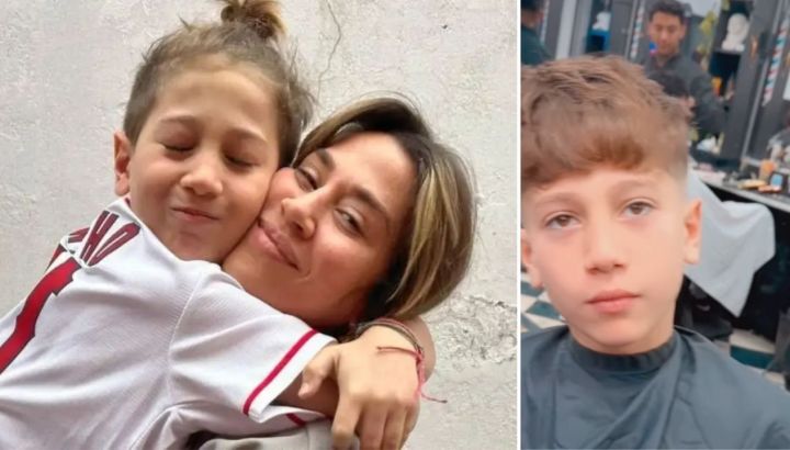 Jimena Barón sorprendió con el cambio de look extremo de su hijo Momo Osvaldo