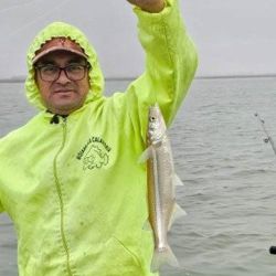 Si bien los mejores tamaños se dan buscando en sectores de más de 2 m de hondura, con paternóster, de flote también suele sorprendernos. 