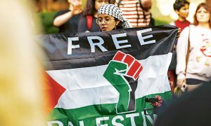Protesta universitaria Pro Palestina