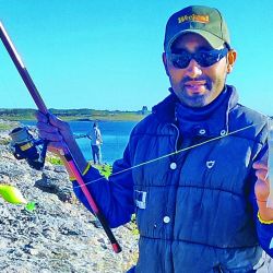 En el dique Paso de las Piedras es conveniente que haya una distancia mínima de 50 m o más entre los pescadores. 