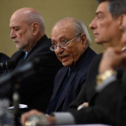 Jesus Rodríguez, Eduardo Menem, Horacio Rosatti y Augusto Alasino. | Foto:Gentileza Cámara de Diputados