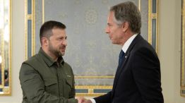 Antony Blinken se reunió con Zelensky en Kiev ante la ofensiva rusa en Jarkóv