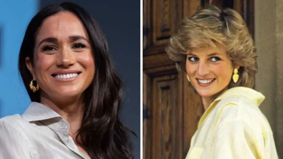 Meghan Markle usó un collar para homenajear a la Princesa Diana