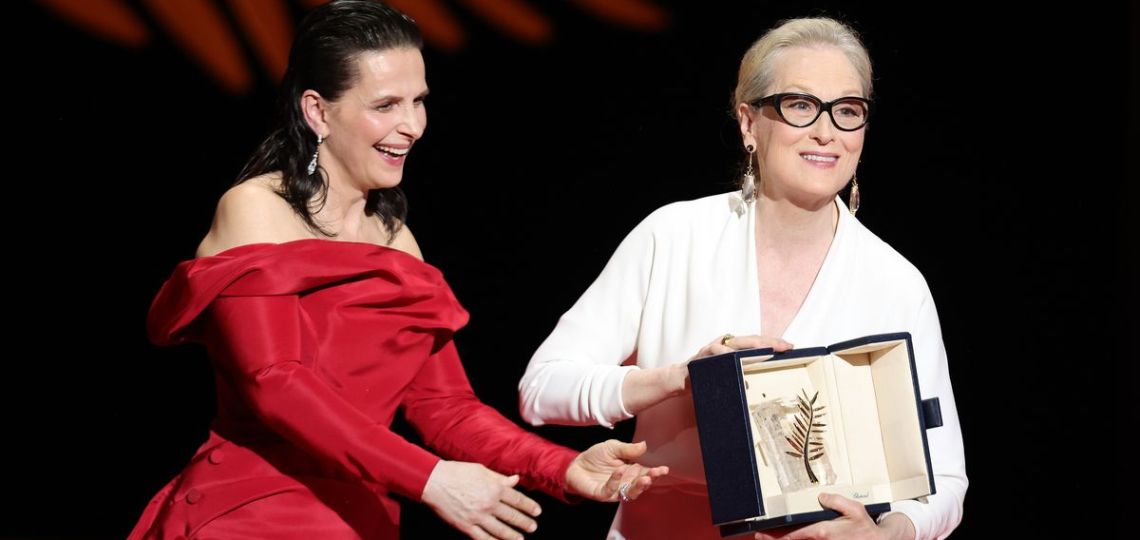 Cannes 2024: Meryl Streep recibió la Palma de Oro en la ceremonia de inauguración