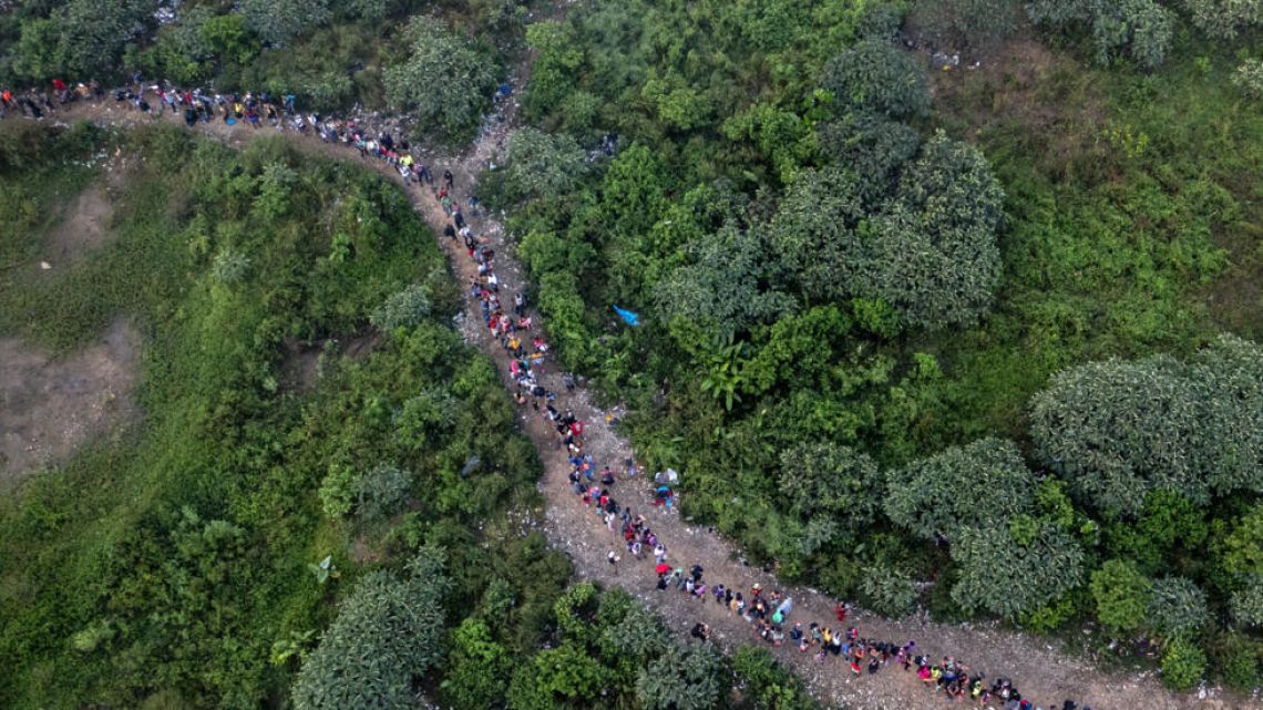 Despite its dangers, the Darien Gap between Colombia and Panama has become a key corridor for US-bound migrants.