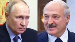 Alexander Lukachenko y Vladimir Putin.