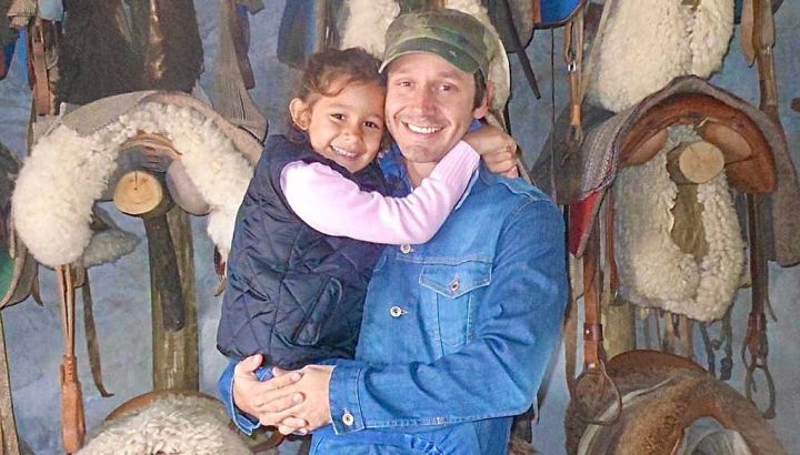 Benjamín Vicuña le rindió homenaje a su hija Blanca con una dulce foto