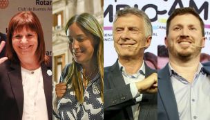 Patricia Bullrich, Eugenia Vidal, Federico Angelini y Mauricio Macri
