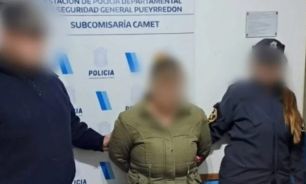 Mujer detenida en Mar del Plata