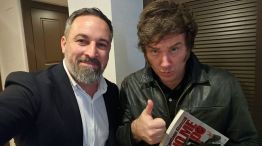 Santiago Abascal y Javier Milei 20240518