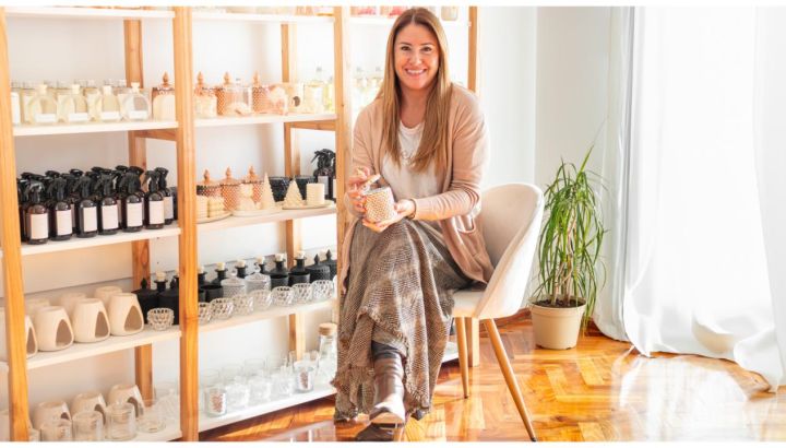 Marisa de Deco Candle Place: Empresaria, psicóloga y referente en el mundo de las velas de soja 
