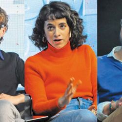 Catalina Kaplan, Agustín Rombolá y Juan Ignacio Boutet