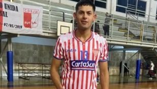 Enzo Delgado, jugador de Futsal de Los Andes