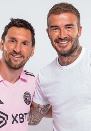 Lionel Messi David Beckham Inter Miami