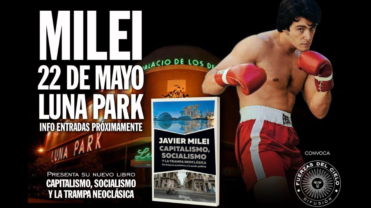 Cómo será el show de Milei en el Luna Park | Foto:Instagram