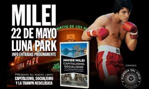 Javier Milei en el Luna Park