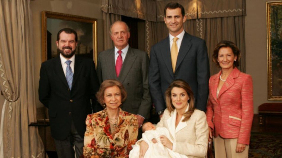 Reyes de España con los padres de Letizia Ortiz 