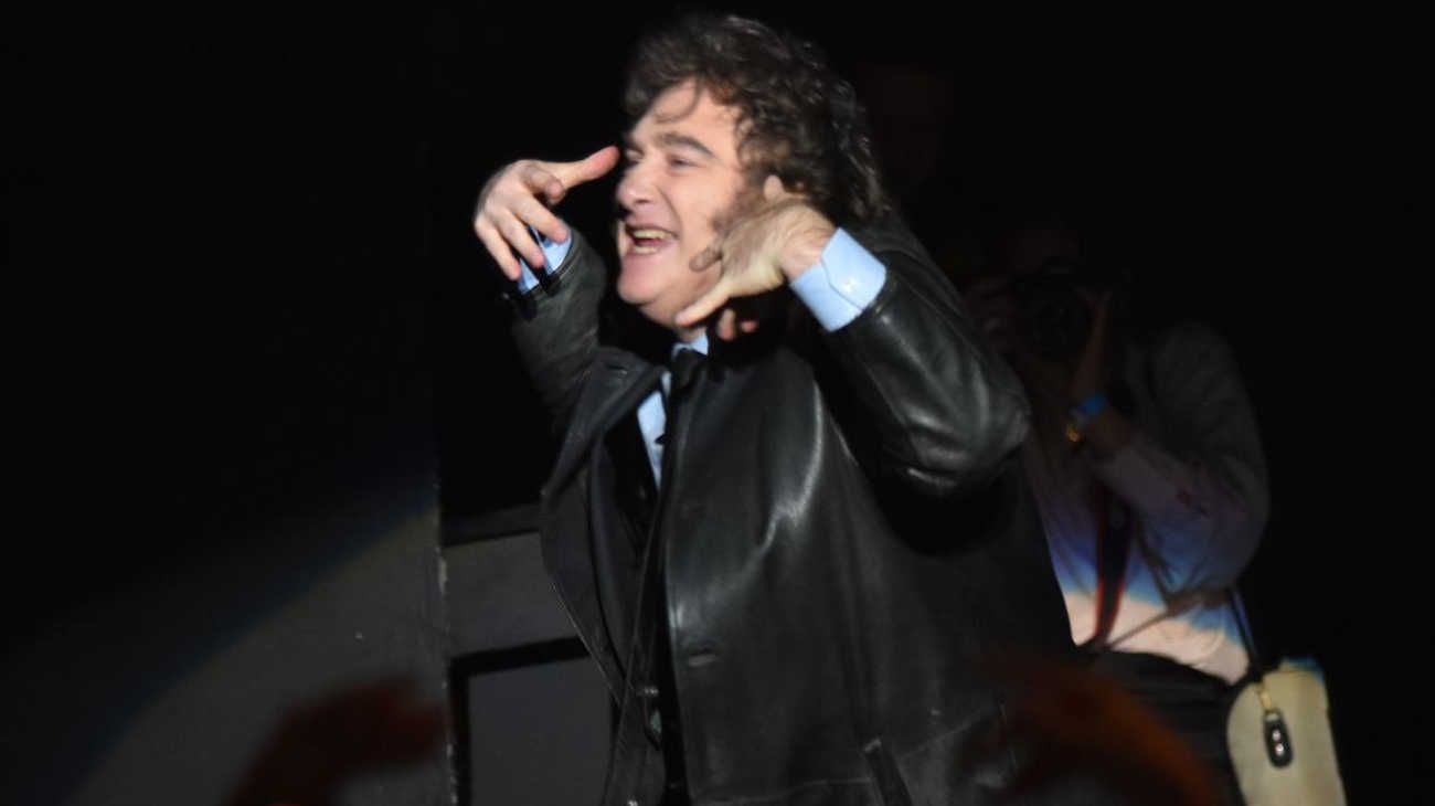 Luna Park presentación del libro de Javier Milei.