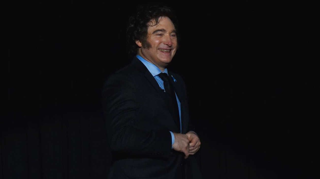 Luna Park presentación del libro de Javier Milei.