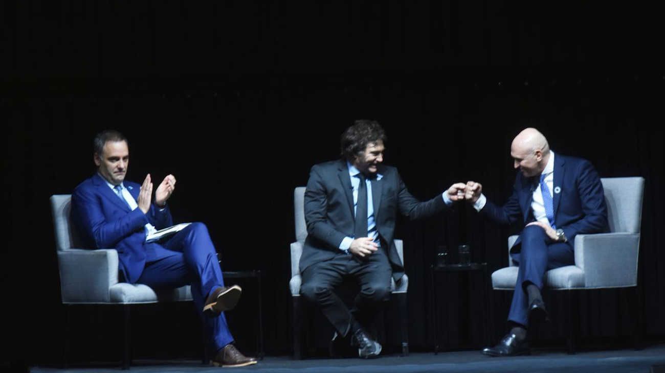 Luna Park presentación del libro de Javier Milei.